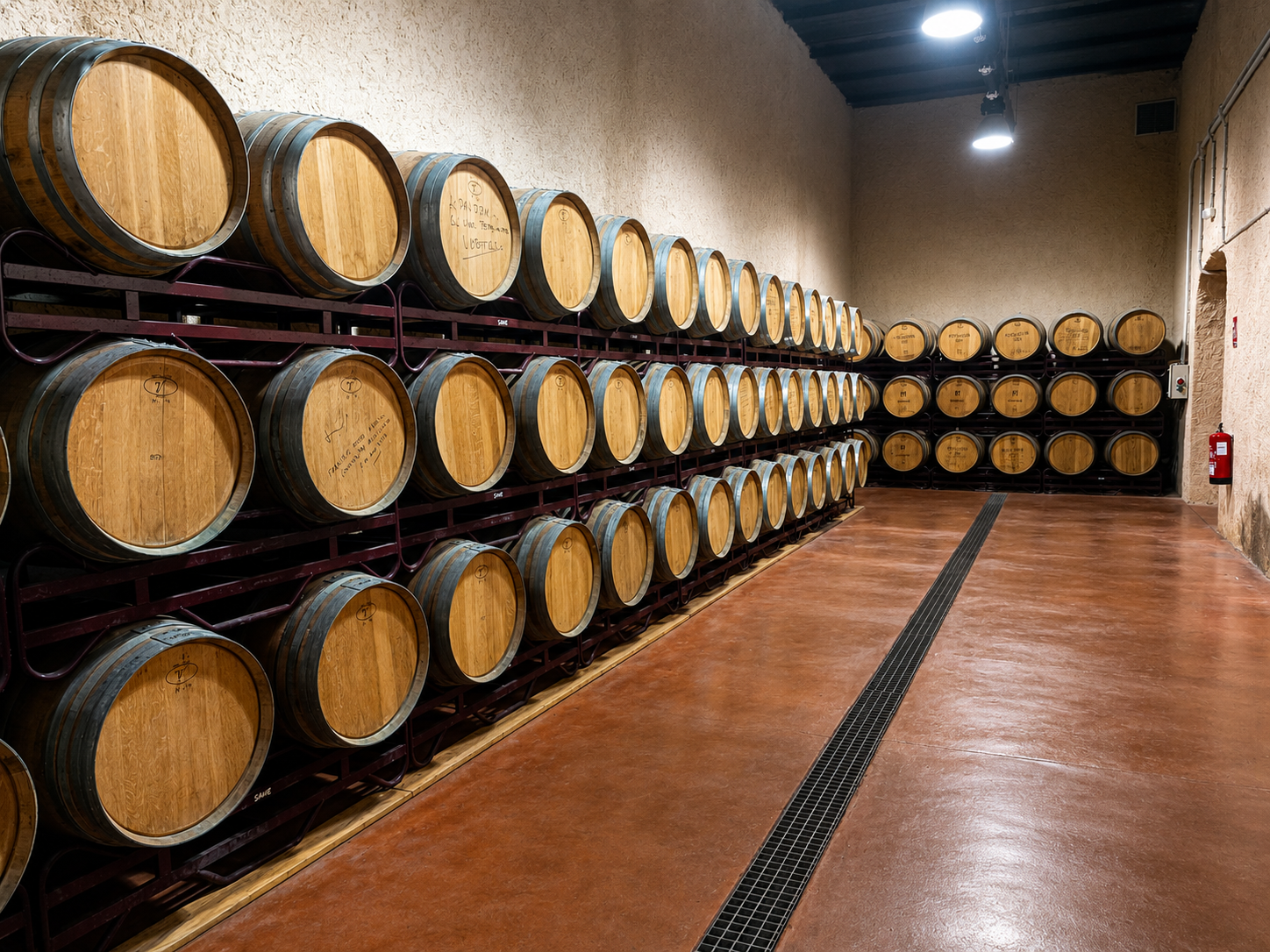 Interior de la bodega de Bodegas Pedroheras